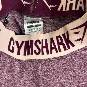 Gymshark Women's Burgundy Workout Gym Leggings Pant for Yoga Running